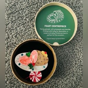 NIB Erstwilder Feast Centerpiece Brooch